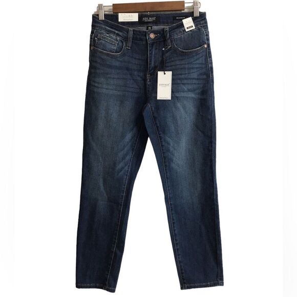Judy Blue Los Angeles Angie Mid Rise Relaxed Fit Straight Leg Jeans New Size 29 - Picture 1 of 10